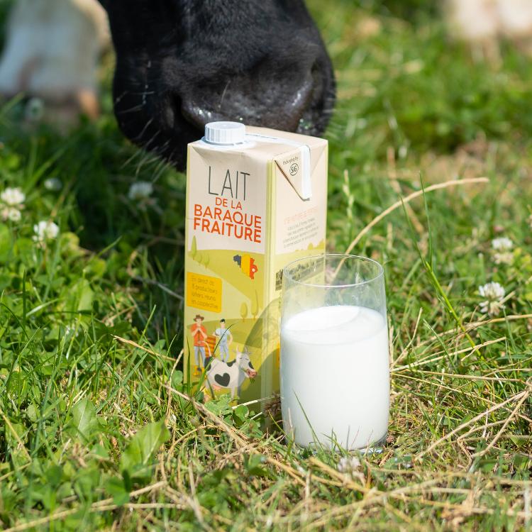 Lait De La Baraque Demi écrémé