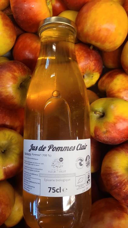 Jus de pomme clair