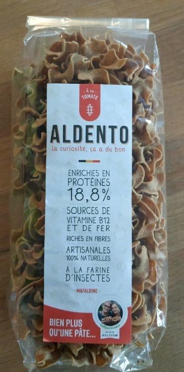 Mafaldine à la farine d'insecte (ténébrion) tomate - Aldento