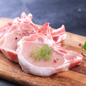 Côtelettes de porc au filet 4pces
