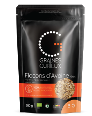 Flocons d’avoine, gros calibre bio et belge