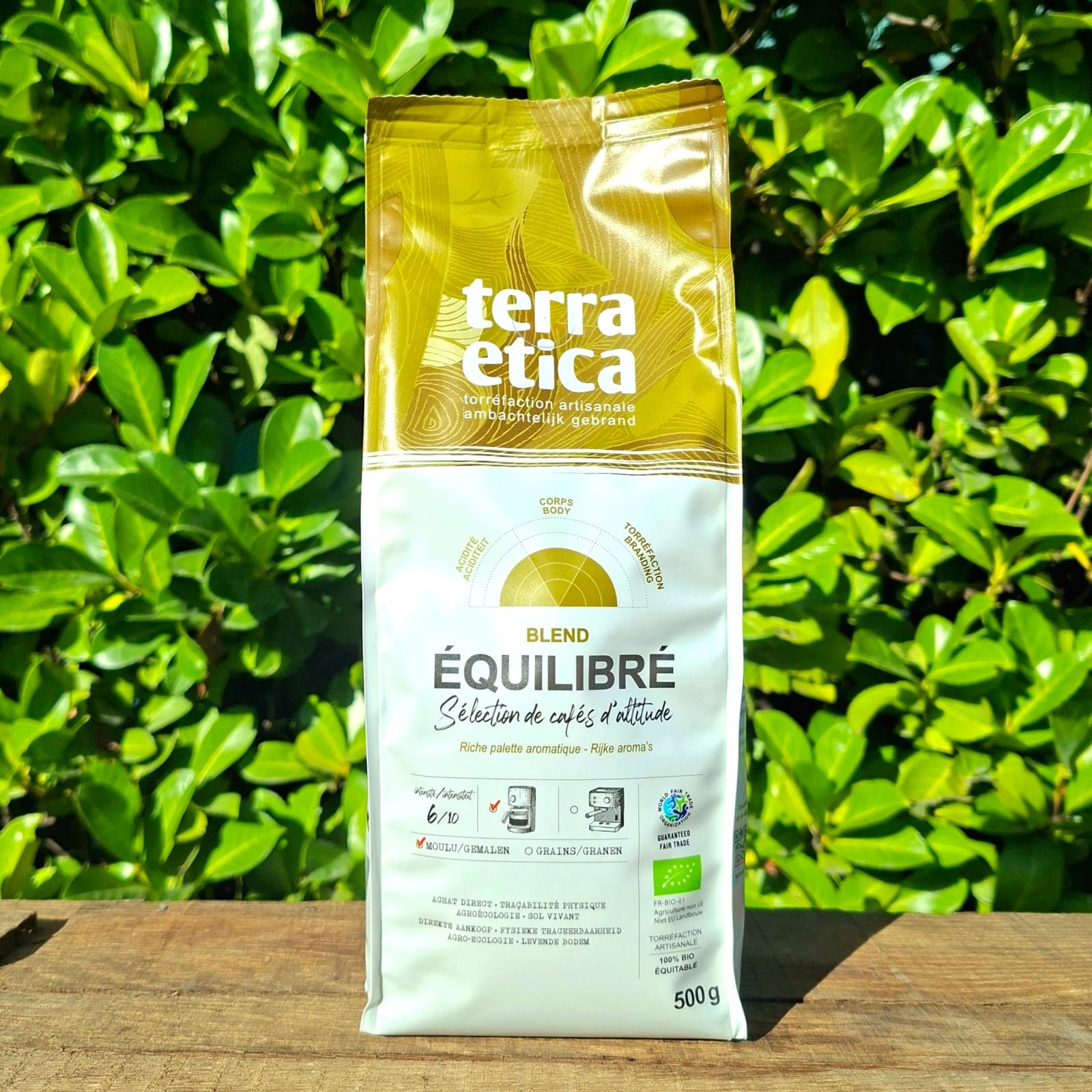 Café moulu mélange équilibré