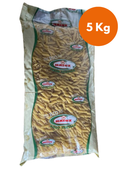 Penne rigate, à base de semoule de blé ‘Triticum durum’ - 5Kg-HELIOS - HD