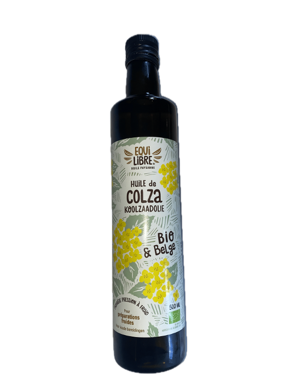 Huile de colza vierge BIO & Belge (Ferme ancion)