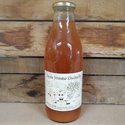 Jus de pomme rhubarbe 1l