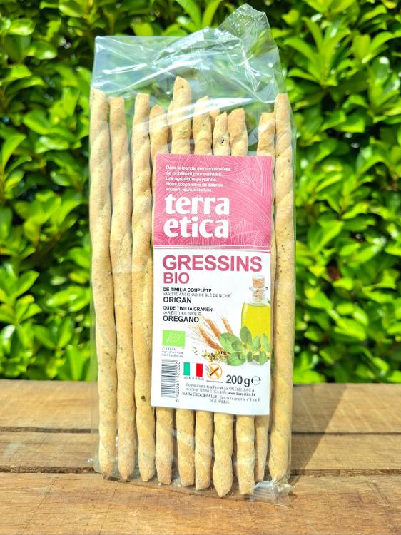 Gressins de timilia à l'origan 200gr