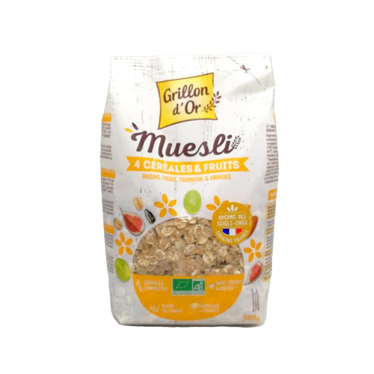 Muesli 4 céréales & fruits