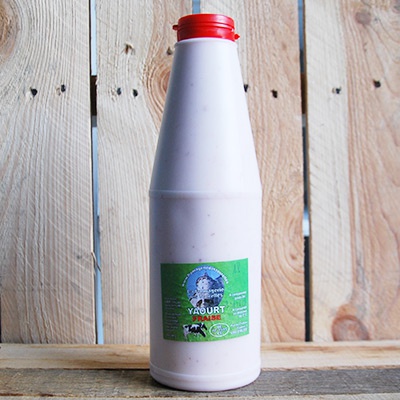 Yaourt fraise à boire