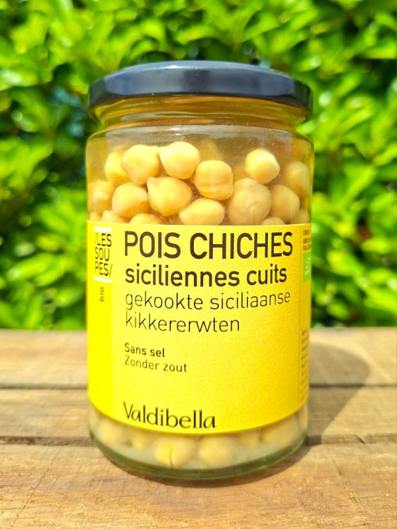 Pois chiches bouillis