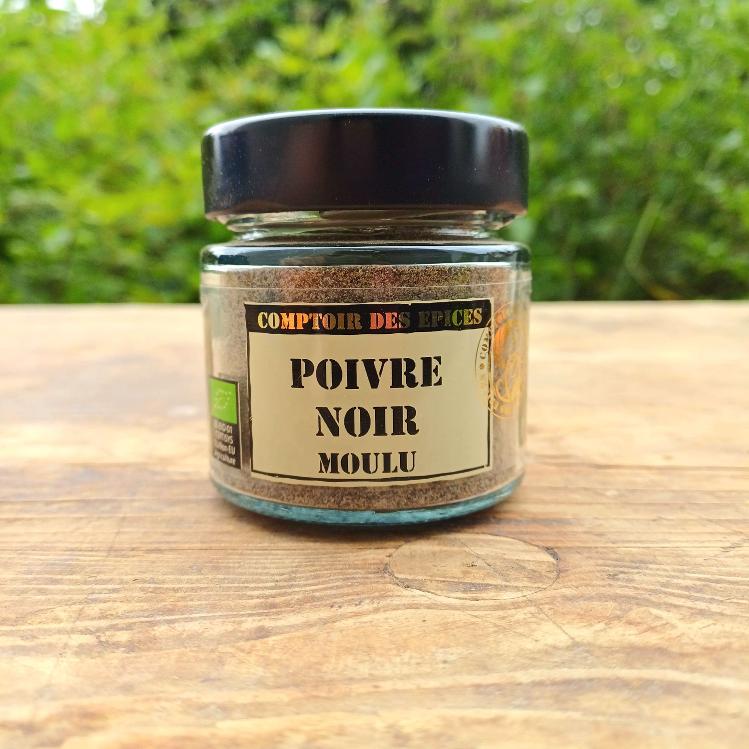 Poivre noir moulu