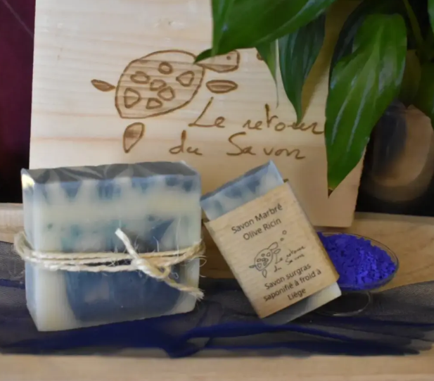 Marbré olive ricin (sans huiles essentielles)