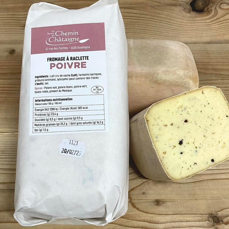 Fromage de vache poivre