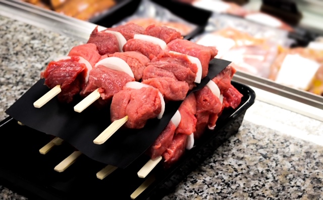Brochettes de bœuf (Amarelles)