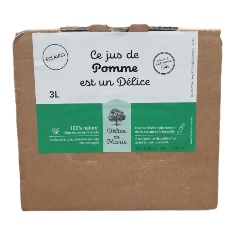 Jus de pomme 3l