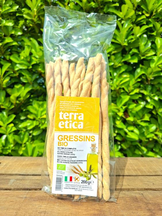 Gressins de timilia à l'huile d'olive 200gr