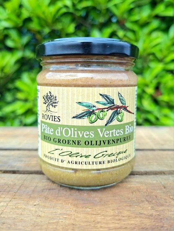 Tapenade d'olives vertes 180gr