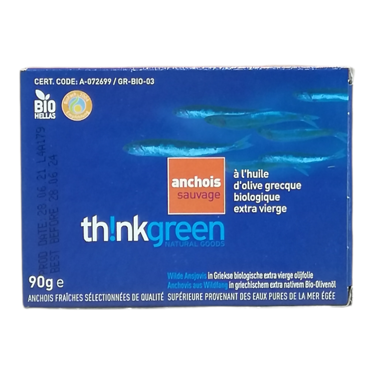 Anchois sauvage à l'huile d'olive 90gr