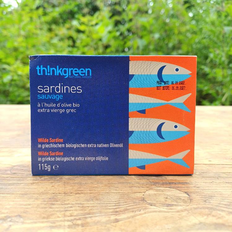Sardine sauvage à l'huile d'olive