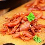 Gyros de porc avec oignons et poivrons