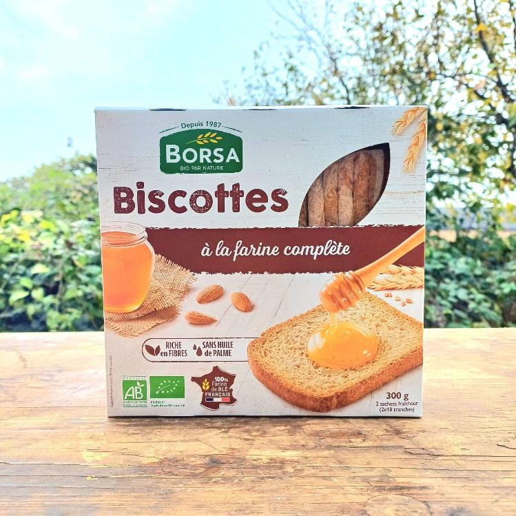 Biscottes à la farine complète