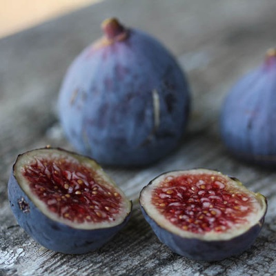 Figues noire et blanche