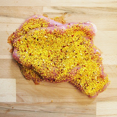 Sautés de porc panés
