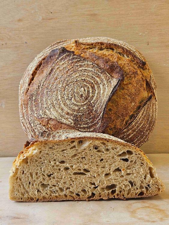 Pain levain froment, demi-gris - gros