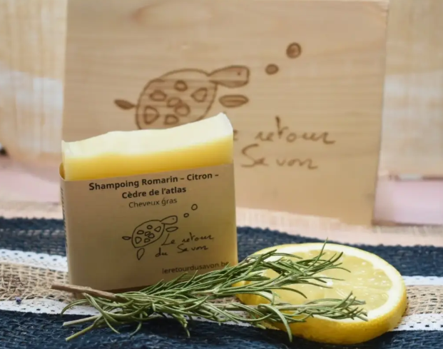 Shampoing Romarin-Citron-Cèdre (cheveux gras)