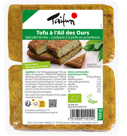 Tofu à l'ail des ours