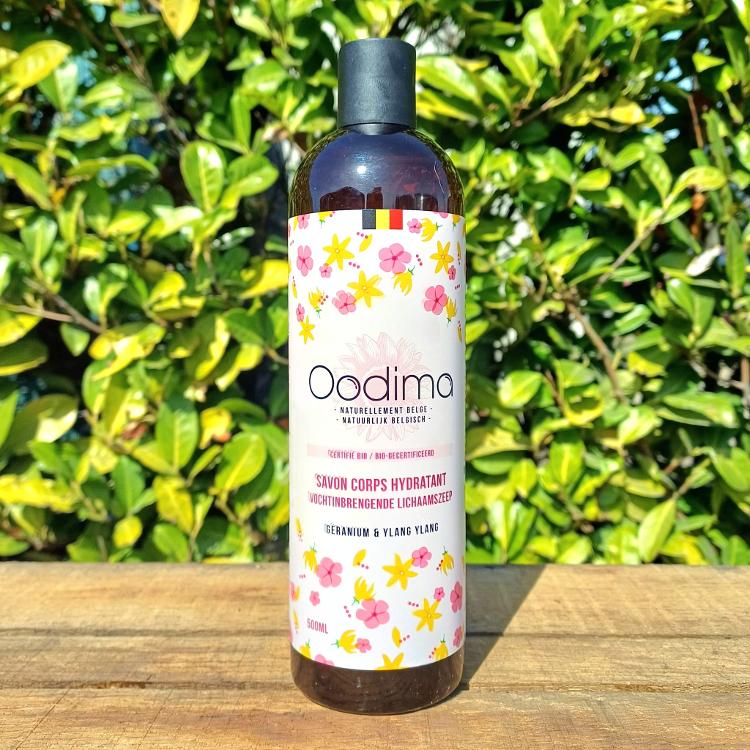 Savon corps hydratant géranium, Ylang Ylang
