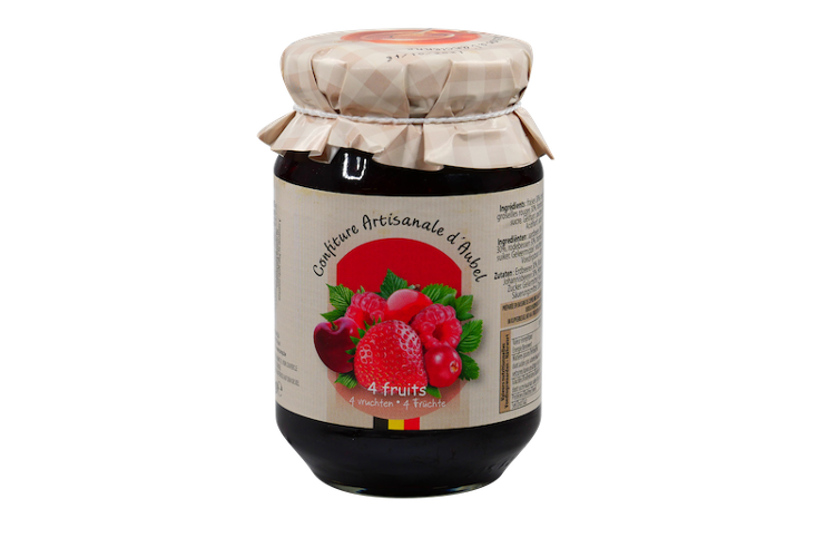 Confiture artisanale d'Aubel 4 fruits