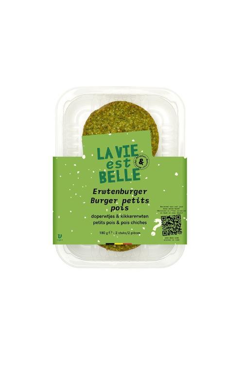Burger de petits pois