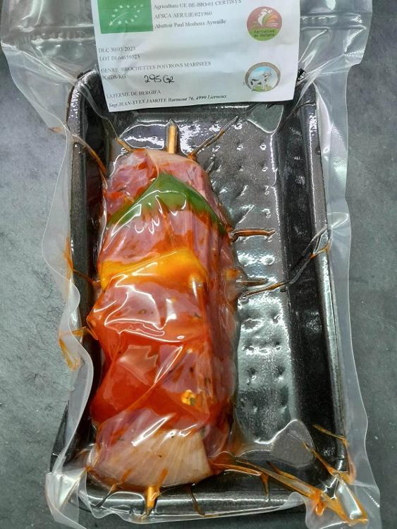 Brochettes poivrons