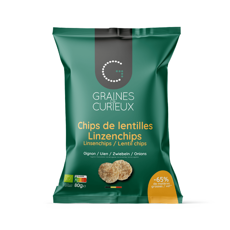 Chips de lentilles Oignon