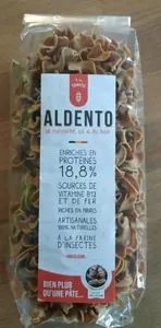 Mafaldine à la farine d'insecte (ténébrion) tomate - Aldento