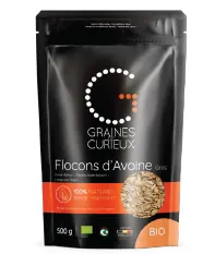Flocons d’avoine, gros calibre bio et belge
