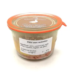 Pâté de canard - noisette & Cognac (Clôture Lundi 09h pour client vendredi)