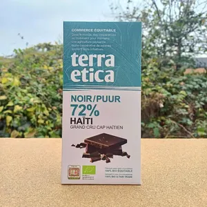 Chocolat noir grand cru Haïti 72%