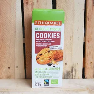 Cookies pur beurre et pépites de chocolat