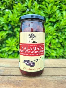 Olives Noires Naturelles Kalamata 350gr (dénoyautées)