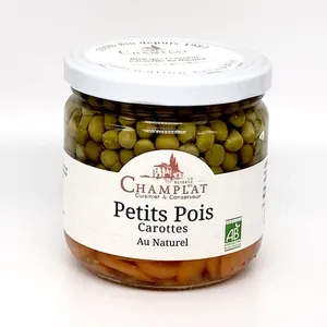 Petits Pois carottes 235gr (fabrication artisanale)