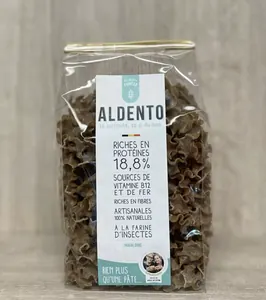 Mafaldine à la farine d'insecte (ténébrion) fumées - Aldento