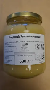 Compote de pommes Mousseline
