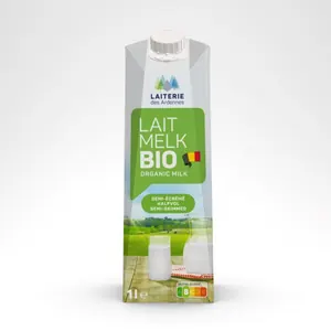 Lait des Ardennes demi écrémé BIO
