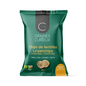 Chips de lentilles Oignon