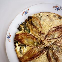 La Tranche : Clafoutis aux chicons, chou frisé et feta