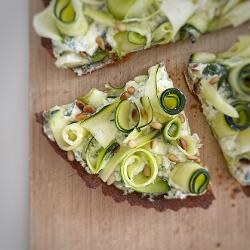 La Tranche : Tarte fraîche à la courgette