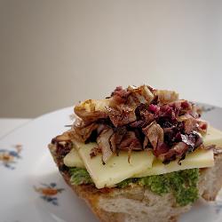 La Tranche : Baguette radicchio pesto