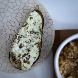 La Tranche : Aubergines farcies