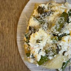 La Tranche : Lasagne aux asperges vertes